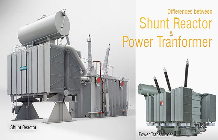 Unterschiede zwischen Shunt-Reaktor und Leistungstransformator